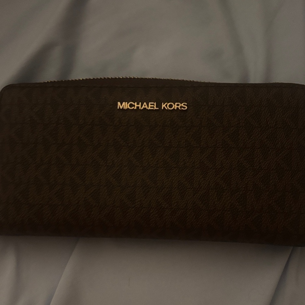 Michael Kors Brown Leather Wallet